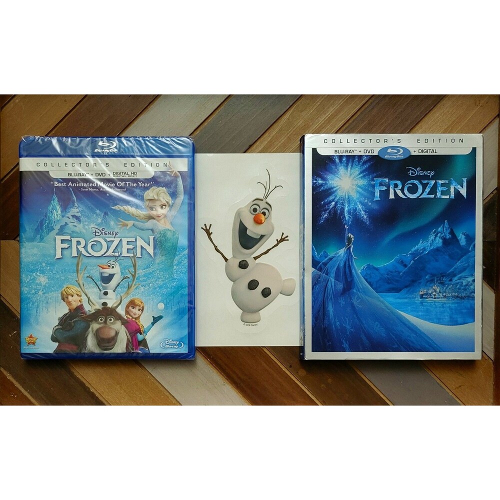 FROZEN (Blu-ray/DVD/Digital, 2017) New & Sealed w/ Slipcase + OLAF Sticker